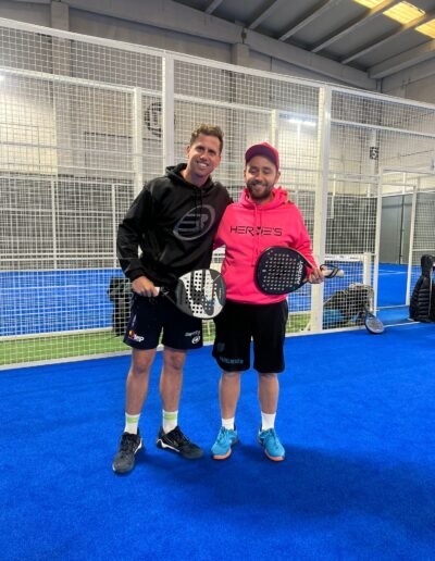 Alvin Shehu con Paquito Navarro