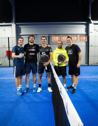Alvin Shehu con Emiliano Carchia e Gonzalo Rubio