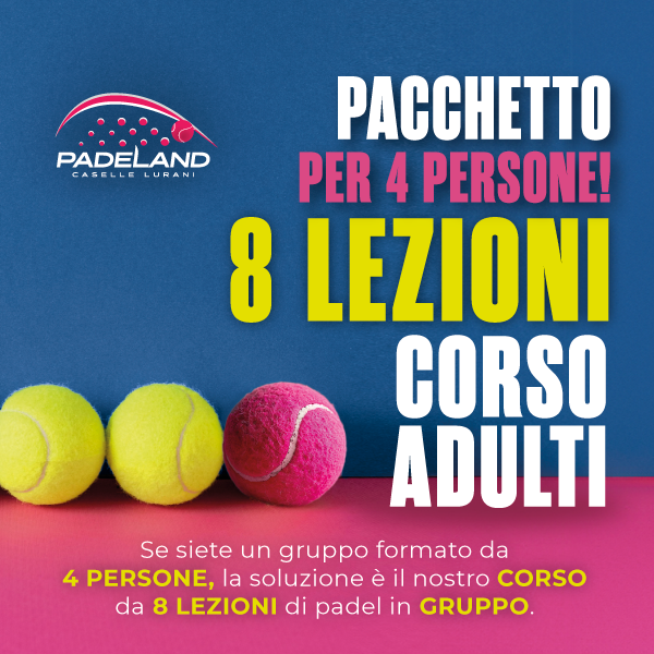 CORSO 8 LEZIONI GRUPPO DA 4 PERSONE INVERNALE