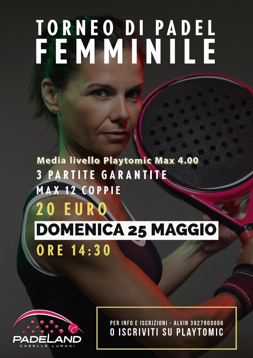 FEMMINILE 25 MAGGIO